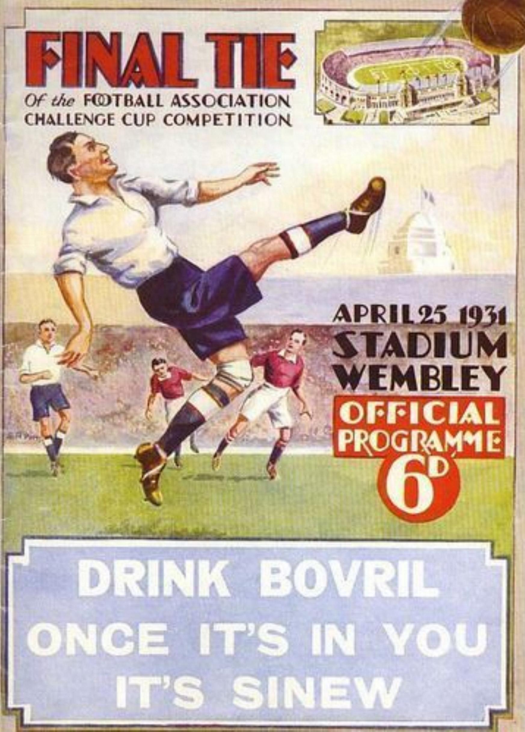 1931 FA CUP FINAL - WEST BROM v BIRMINGHAM CITY